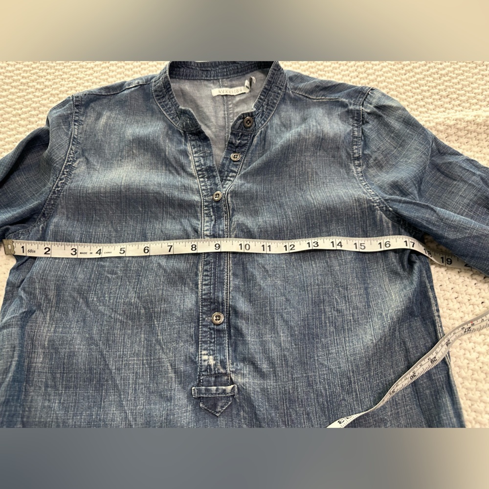 Kenneth Cole Reaction Chambray Tunic‎ Dress Small - Picture 4 of 8